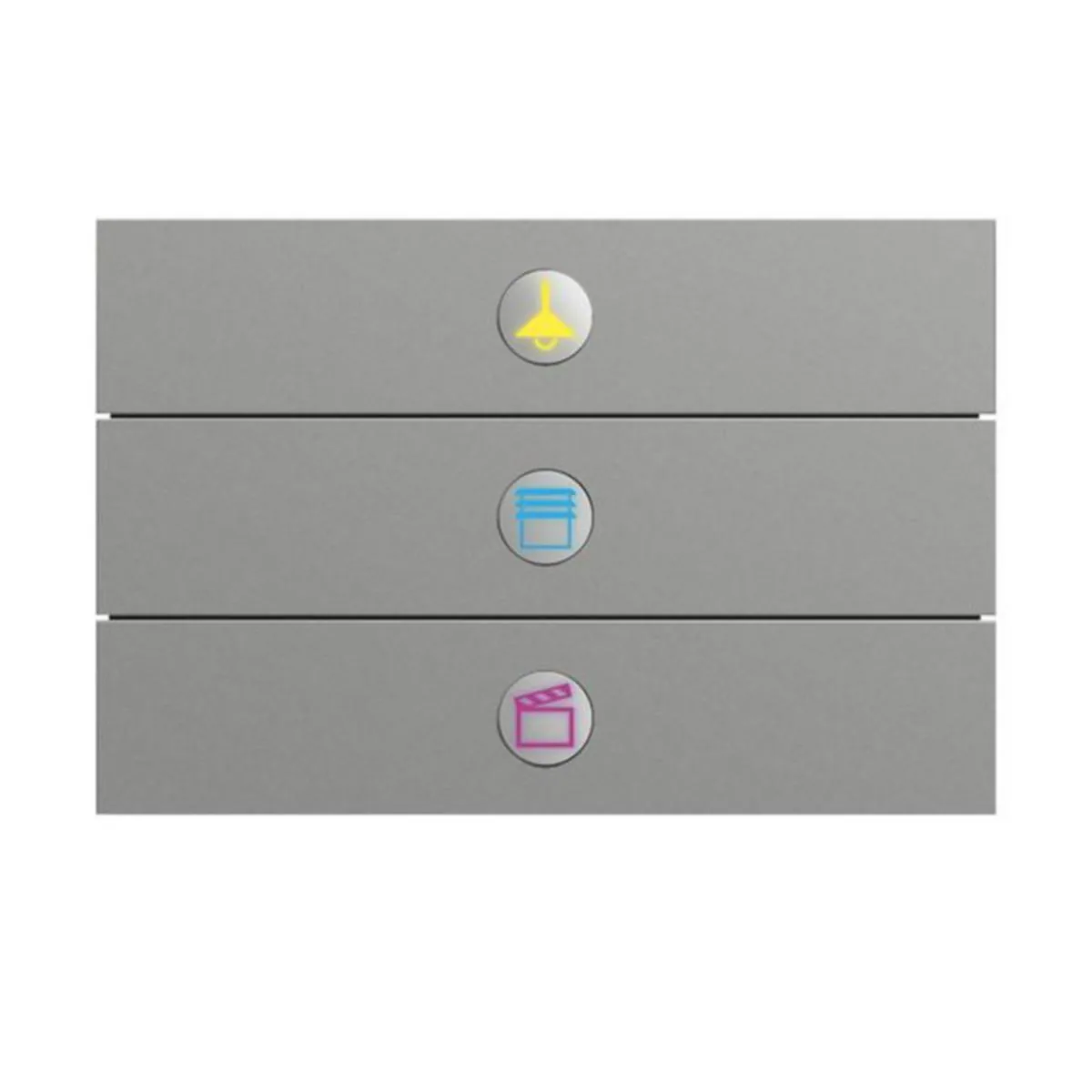 Painike KNX ABB 3-OS PRION, TER – ruostumaton teräs (RST)
