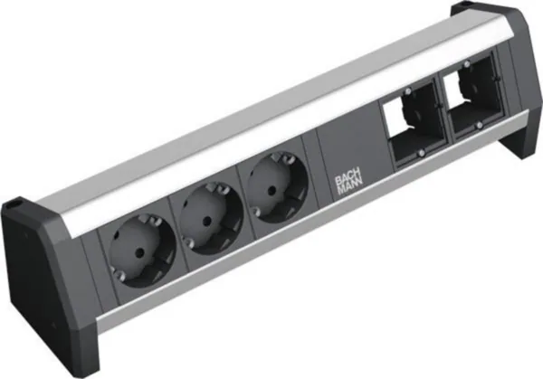 Pistorasiapaneelit DESK 1 Bachmann 3xPR 2xMODUULIP GST 18i3