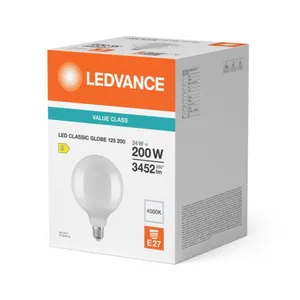 Sisustuslamppu Ledvance Value Classic - SISUSTUSLAMPPU VALUE CLASSIC G125 24W/840 3452LM E27 FR