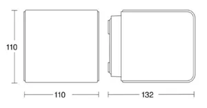 Tunnistinvalaisin iHF Bluetooth, Steinel - TUNNISTINVALAISI IHF BLUETOOTH L 830 SC 3K 9,1W IP44 AN