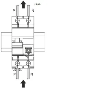 Valokaarivikasuoja Utu - VALOKAARISUOJALAITE HAGER ARC560D 1L+N C-10A 10KA 2M