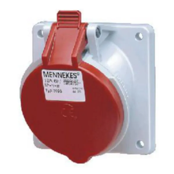 Voimapistorasia Mennekes  laippa 85x85mm