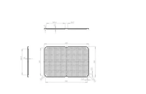 Asennuslevy Fibox MP Arca - ASENNUSLEVY ARCA MPMP ARCA 7050