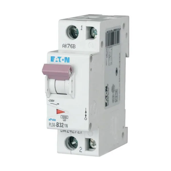 Johdonsuojakatkaisija Eaton Xpole PLS6-B32/1N-MW