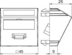 Kanava AV-rasia OBO EGS - KANAVA AV-RASIA EGS MTS-HD F RW1, HDMI 2.0, PC, VA