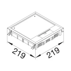 Lattiarasia Hager electraplan.VE-EE - LATTIARASIA ELECTRAPLAN.VE-EE VQ0605 PA 200x200 MUS 5mm