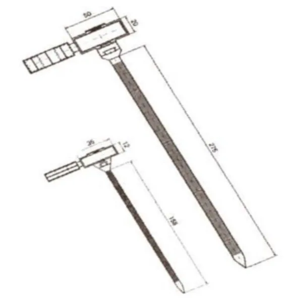 Merkkauspanta Jerikom MSK200 PIENI L=200mm
