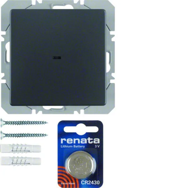 Painike langaton KNX Hager Q.1 1OS. PAR 3V QUICKLINK ANT