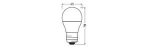 Pienkupulamppu Ledvance Value Classic - PIENKUPULAMPPU VALUE CLASSIC CLP 6,5W/827 806LM E27 OP