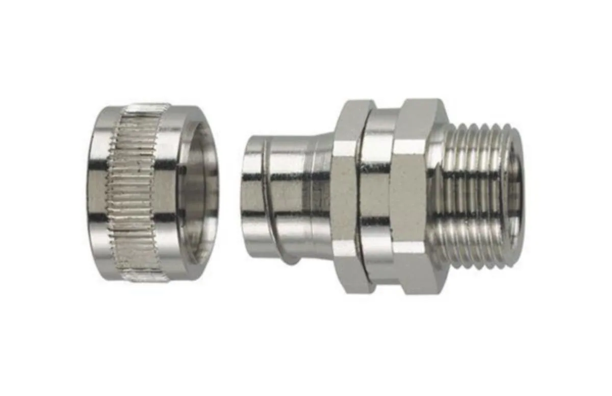 Suojaletkuliitin metalli SC, HellermannTyton SC63-SM-M63 SUORA M63 MS 1kpl