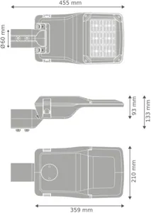 Katuvalaisin Ledvance Streetlight Value - KATUVALAISIN STREETLIGHT VALUE SL COMP 55W 730 RW20ST 7975LM