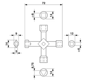 Laitekaappiavain USS4  Phoenix - AVAIN PHOENIX USS 4