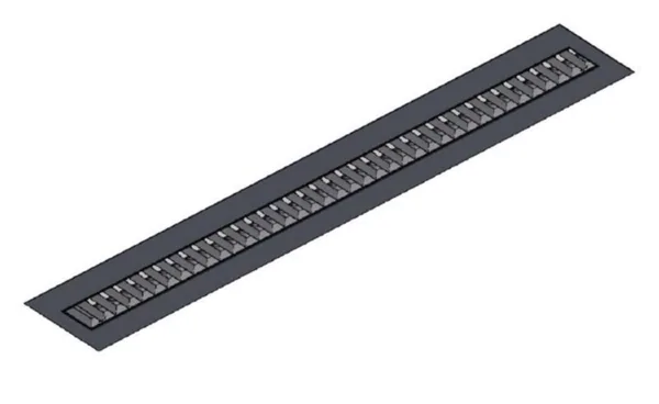 Mekaaninen lisätarvike SG Armaturen Ecoline Office R MEK LISÄTARV 1500 UPPOKEHYS VA 1600X220