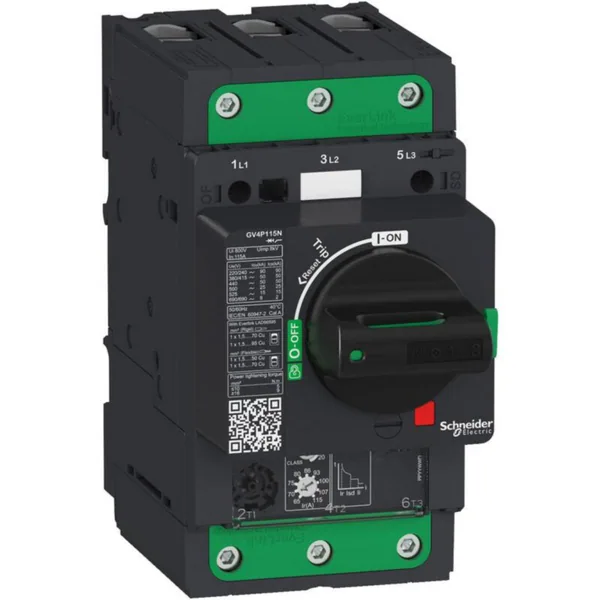 Moottorinsuojakatkaisija Schneider Electric TeSys GV4P GV4P50N 20-50A 11-22KW VÄÄNN