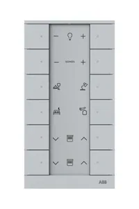 Painike ABB-free@home - PAINIKE ABB FREEHOME 12-OS ALU