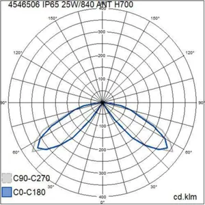 Pollarivalaisin Airam Olympos - POLLARIVALAISIN OLYMPOS IP65 25W/840 PCC ANT H700