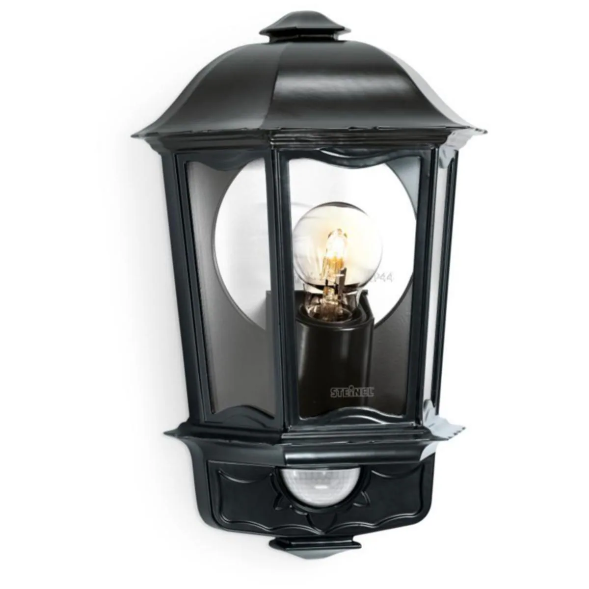 Tunnistinvalaisin, Steinel L 190 S IP44 100W/E27 MU – musta