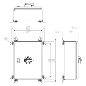Vaihtokytkin Katko LoadSafe KUT - VAIHTOKYTKIN KUT 3X25A 400V 11KW
