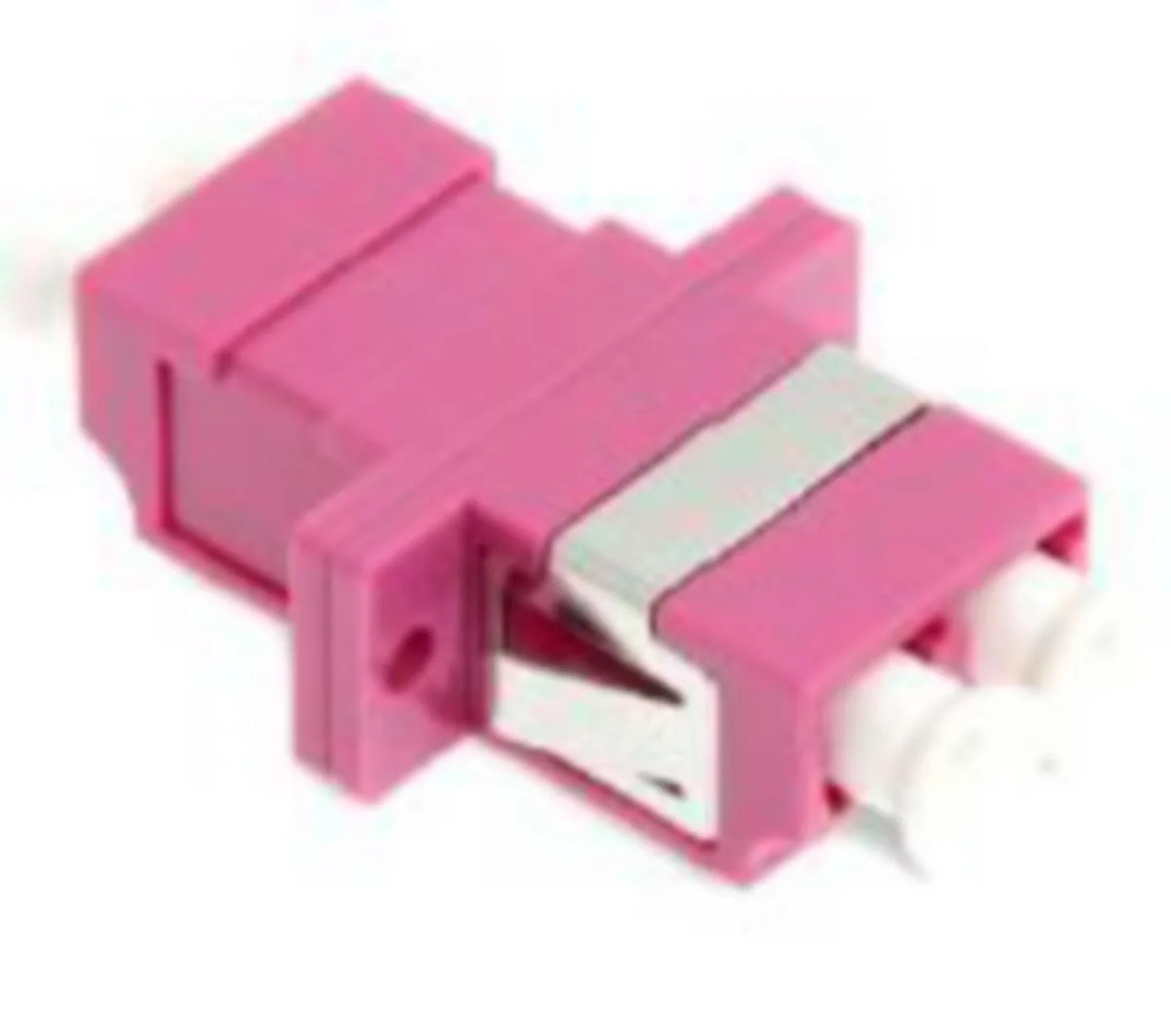 Valokuituadapteri Eurolan OM4 - ADAPTERI EUROLAN LC-MM DUPLEX OM4 PINKKI
