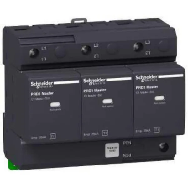 Ylijännitesuoja kiinteistö Schneider Electric Acti 9 Master PRD1 3P 350V TYYPPI 1