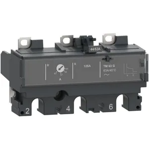 Kompaktikatkaisijan suojarele Schneider Electric ComPactT TM...G 3P - KOMPAKTIKATK.SUOJARELE COMPACT TM63G 63A 3P3D NSX100-250