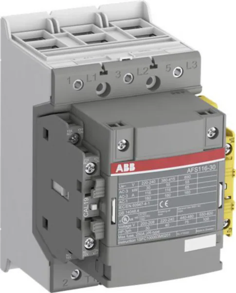 Kontaktori ABB 3-NAP.55KW,1S,2A,116A(AC-3)