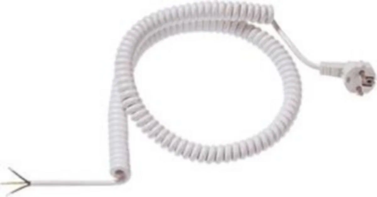 Liitäntäjohto Bachmann Spiraali PVC - LIITÄNTÄJOHTO BACHMANN PVC SPIRAALI H05VV-F 3x1,5MM2