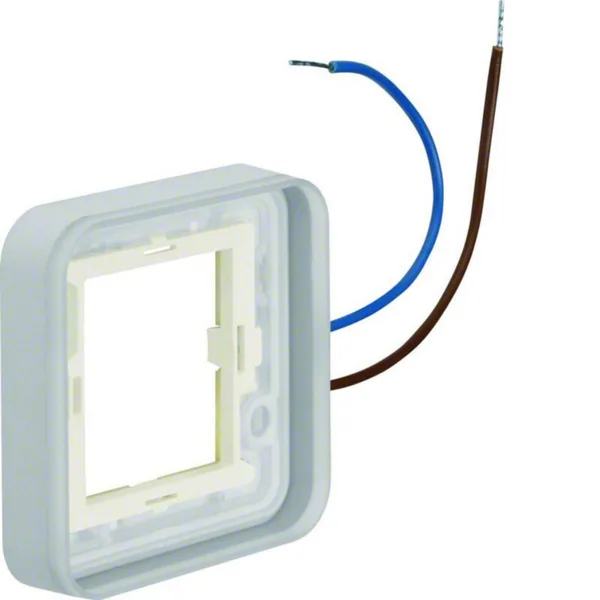 Pintakehys Hager W.1 1-f. light blue 12-24VDC