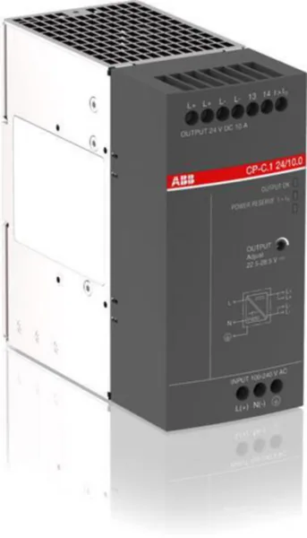 Teholähde ABB CP-C-sarja CP-C.1 24/10.0-C,LÄHTÖ:24VDC/1