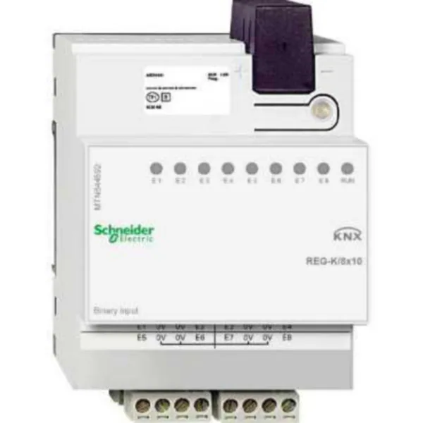 Tuloyksikkö KNX Schneider Electric SpaceLogic KNX Binääri BINÄÄRITULO /8X10