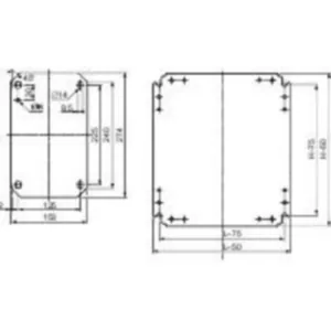 Asennuslevy Schneider Electric Universal Enclosures - ASENNUSLEVY UNIVERSAL ENCLOSUR ASENNUSLEVY 500X500 KXL