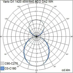 Pinta-/ripustusvalaisin Airam Vario - RIPUSTUSVALAISIN VARIO 1420 47W/840 ACO DA2 WH D/I
