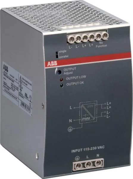 Teholähde ABB CP-E-sarja LÄHTÖ:48VDC/5A