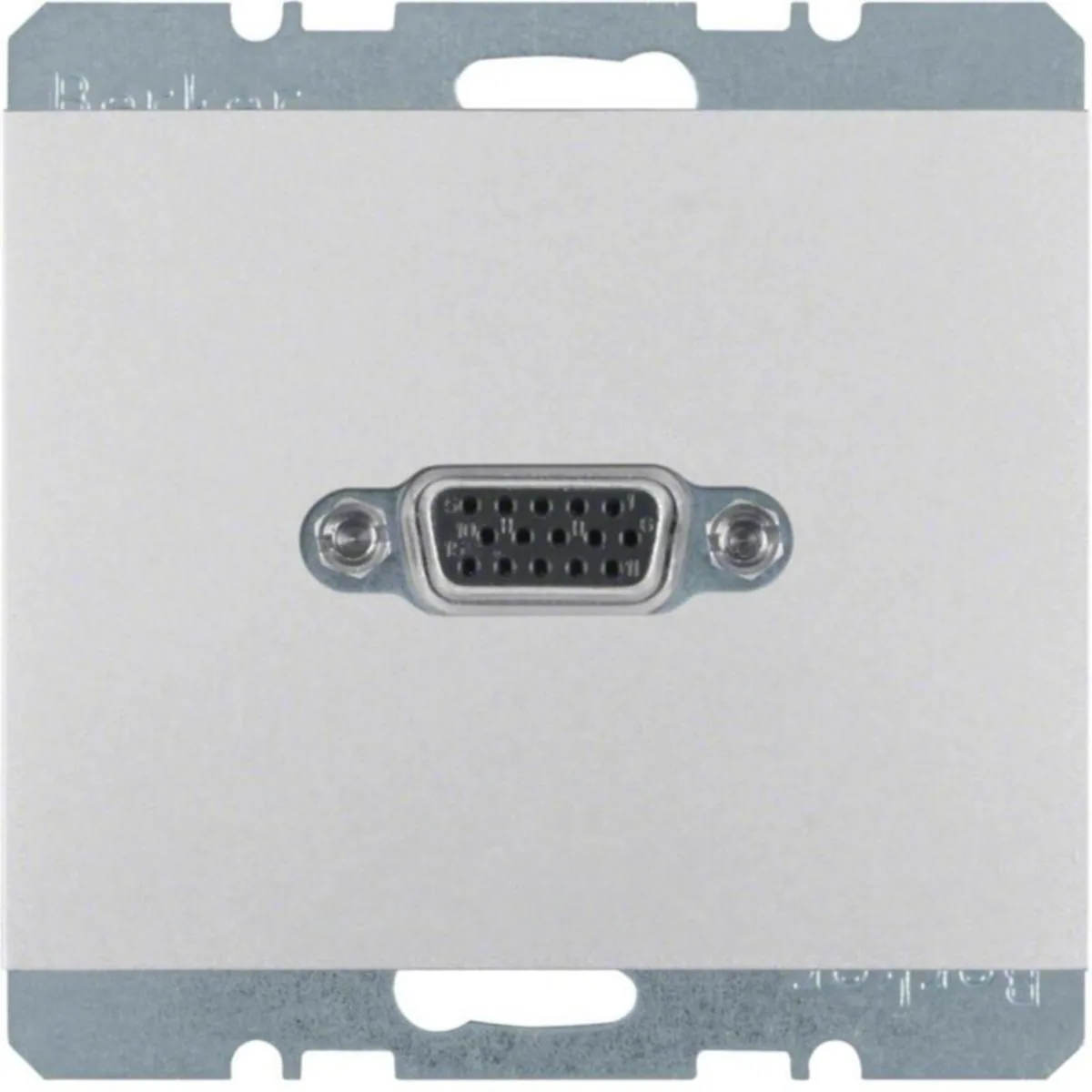 AV-rasia Hager K.5 VGA 15p D UK An-Al – alumiini