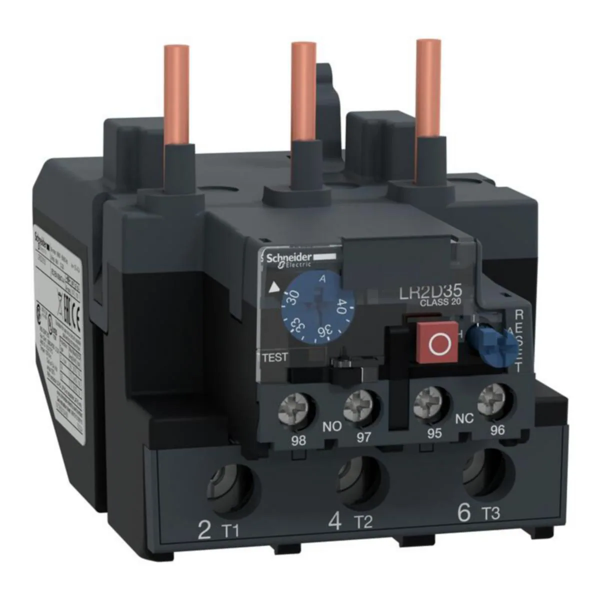 Lämpörele Schneider Electric TeSys LR2D, LR2D3555 30-40A LK.20