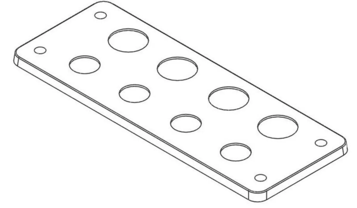 Läpivientilaippa Selcast III-AIHIOLAIPPA 4XØ29 4XØ38