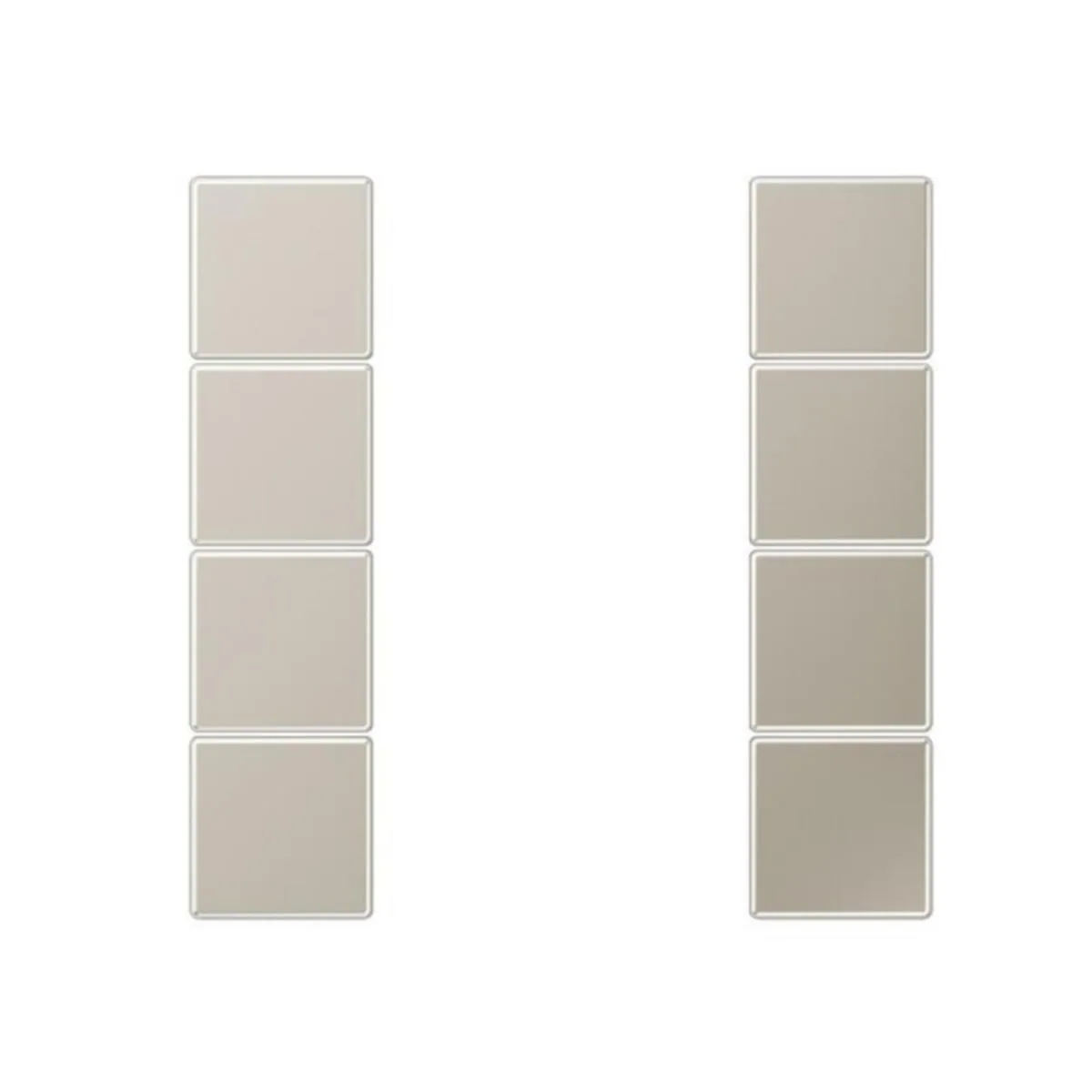Painike KNX Ensto Jung F50 VIVUT. 8 VIPUA.TERÄS – ruostumaton teräs (RST)