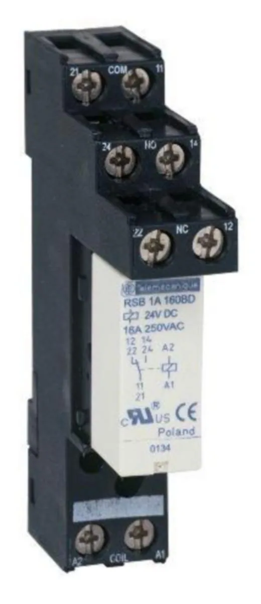 Pistokantarele Schneider Electric Zelio 24VDC 1C/O 16A