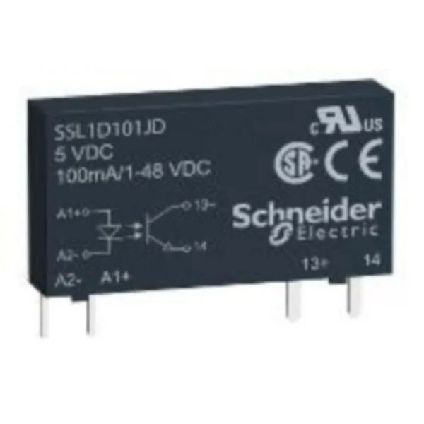 Puolijohderele Schneider Electric Zelio SSL1D101BD 16-30VDC/1-48VDC