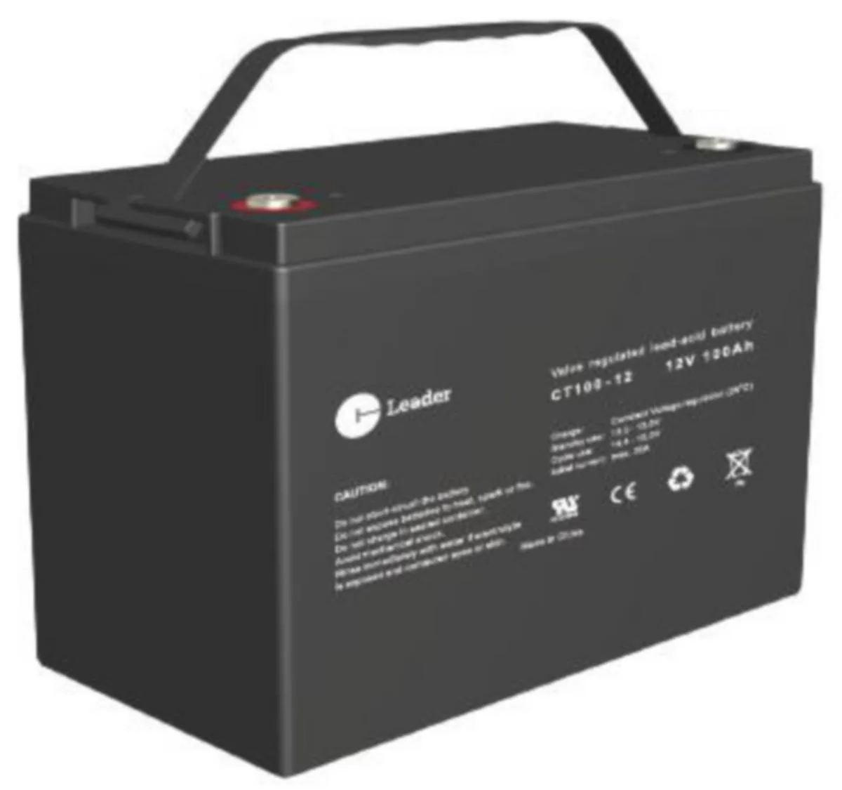 Suljettu lyijyakku (AGM) yleiskäyttöön CT-Leader CT100-12 12V/100A T6-NAPA