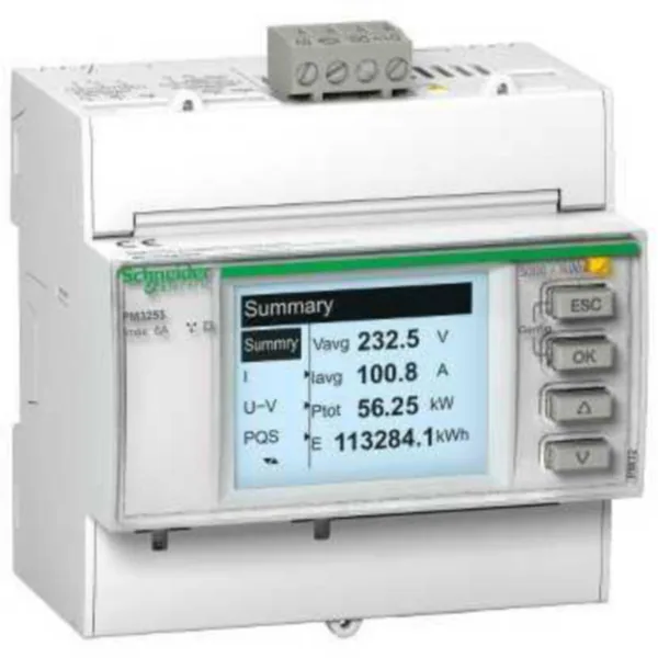 Tehomittari Schneider Electric PM3000-sarja PM3255 CT X/5 I/O
