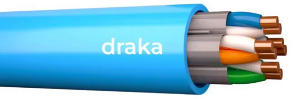 Tietoverkkokaapeli-CAT6A Draka Afumex U/FTP DCA AFUME UC500 C6A 4P RX305