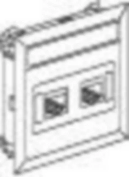 Datarasia CYB Actassi Schneider Electric Thorsman liittimillä TELERASIA CYB-DP 2XACTASSI CAT6 U