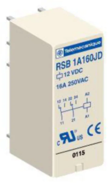 Pistokantarele Schneider Electric Zelio 230VAC 1C/O 16A