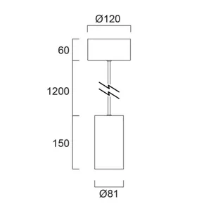 Ripustusvalaisin Sylvania Pixo - RIPUSTUSVALAISIN PIXO 3200LM 927-940 36° 54° DALI WH