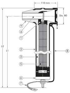 Ylijännitesuoja KJ-verkko Nexans-Euromold - YLIJÄNNITESUOJA KJ-V EUROMOLD 3X(800SA-10-30N)