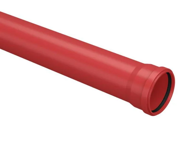 Kaapelinsuojaputki Uponor PVC alitus 100X4,8 6M SN30 PUNAINEN