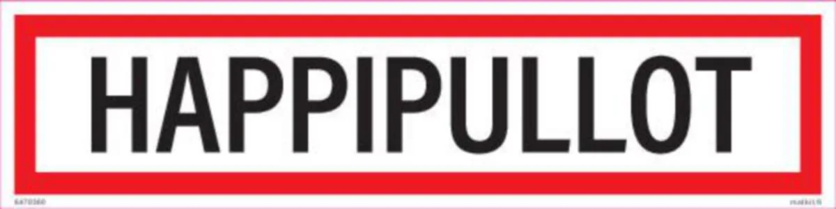Merkintätarra Malkit Paloala HAPPIPULLOT 200X50