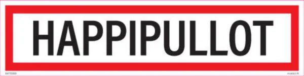 Merkintätarra Malkit Paloala HAPPIPULLOT 200X50