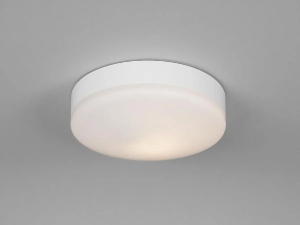 Pinta-asennusvalaisin Hide-a-lite Moon E27 - PINTA-ASENNUSVALAISIN MOON IP44 IK04 E27 255mm WH